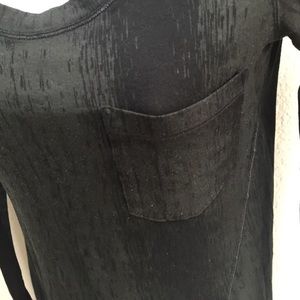 Lululemon Black Gray Long Sleeve Light Weight Top